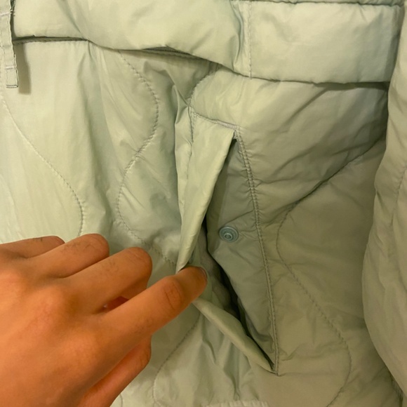 Old Navy Active Medium Bubble Jacket Sea Green - Picture 5 of 8